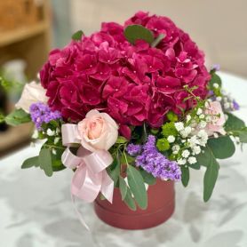 Hydrangea and Roses Bloom Box