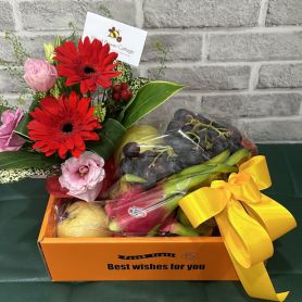Fruits and Flowers Get Well Box