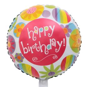 Happy Birthday Balloon - Colourful